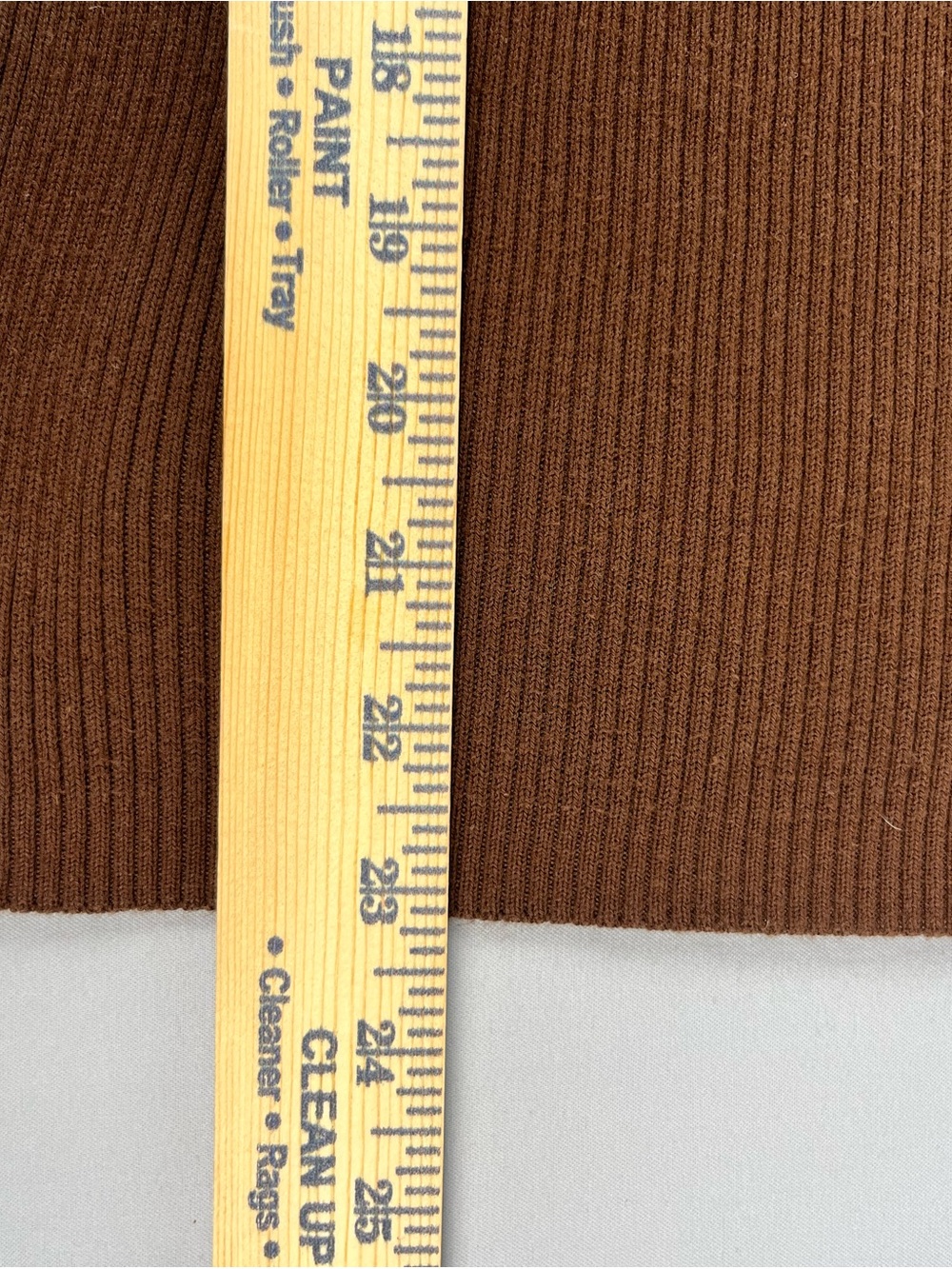 Vintage Y2K Grace Elements Brown Ribbed Tank Crochet Trim Bohemian Cottagecore - Picture 8 of 8